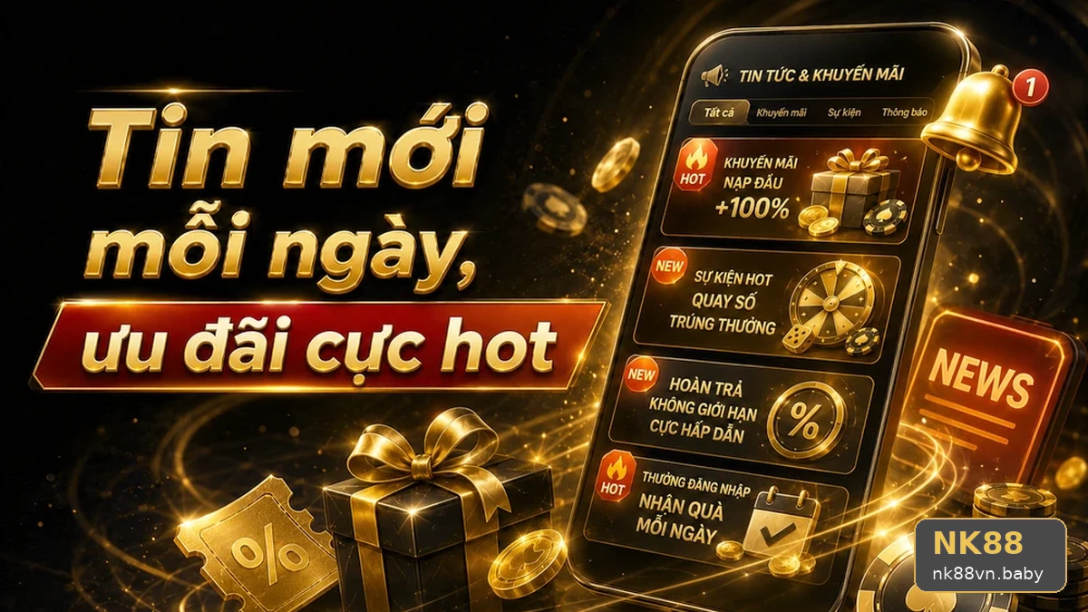 Gộp hai mã ưu đãi cùng lúc: Xử lý điều kiện nhận thưởng khuyến mãi NK88